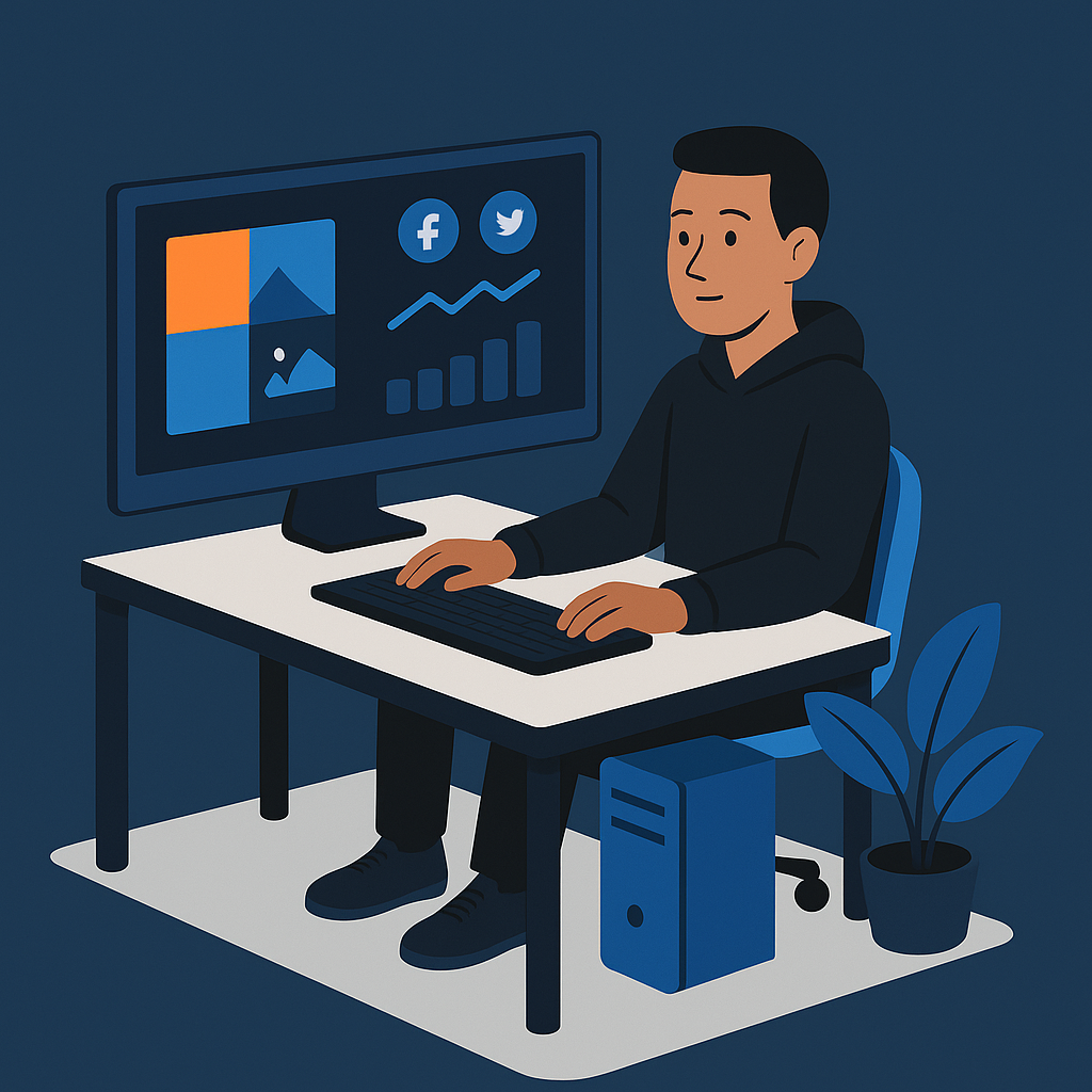 Kaleb Dawit - About Me Illustration